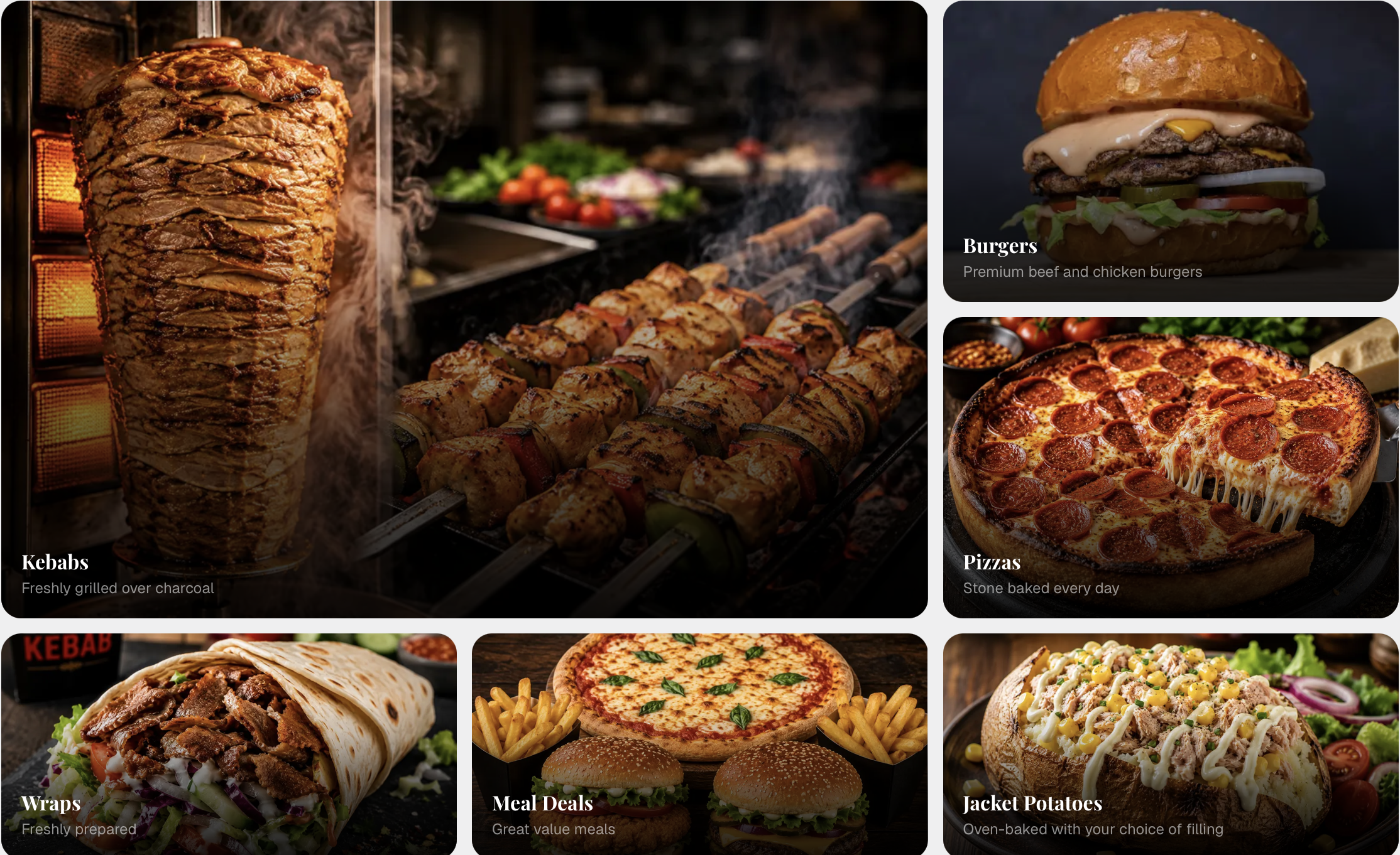 Example business website with online ordering — built by IVEBUILT